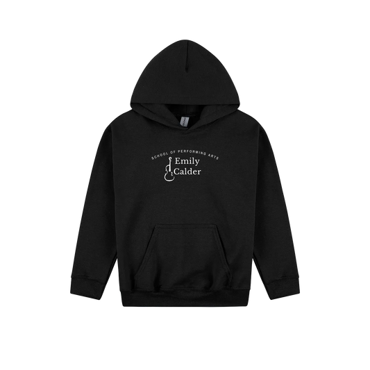 Black front flat lay