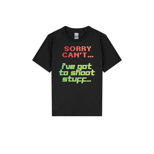 Black front flat lay