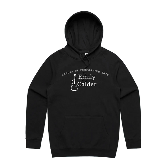 Black front flat lay